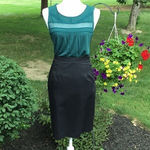 EUC Black career skirt